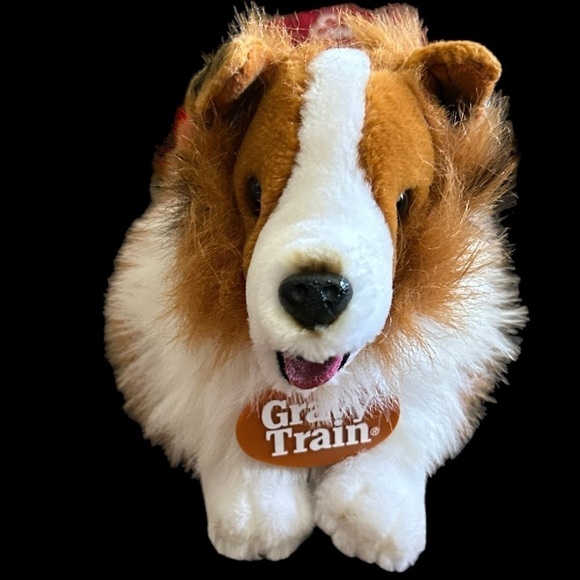 1993 Dankin Gravy Train Promo Collie Dog Plush EXCELLENT Condition - Picture 5 of 7